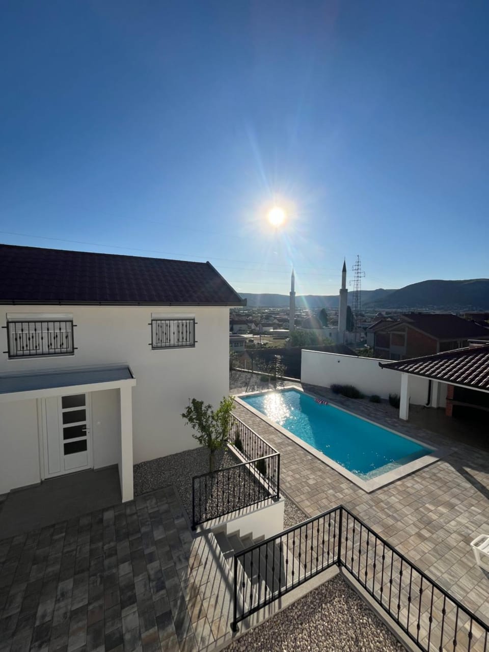 Patio, Day, Pool view, Swimming pool, sunbed