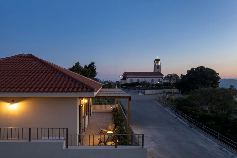Property building, Natural landscape, Sunset