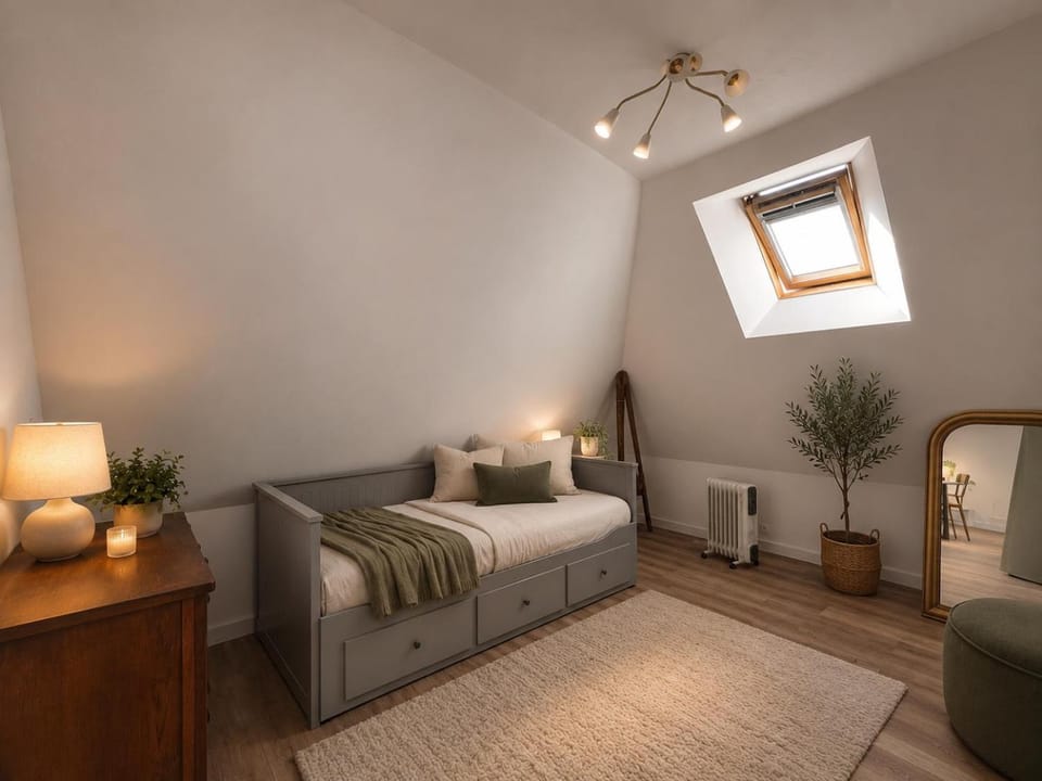 Bed, Photo of the whole room, Bedroom