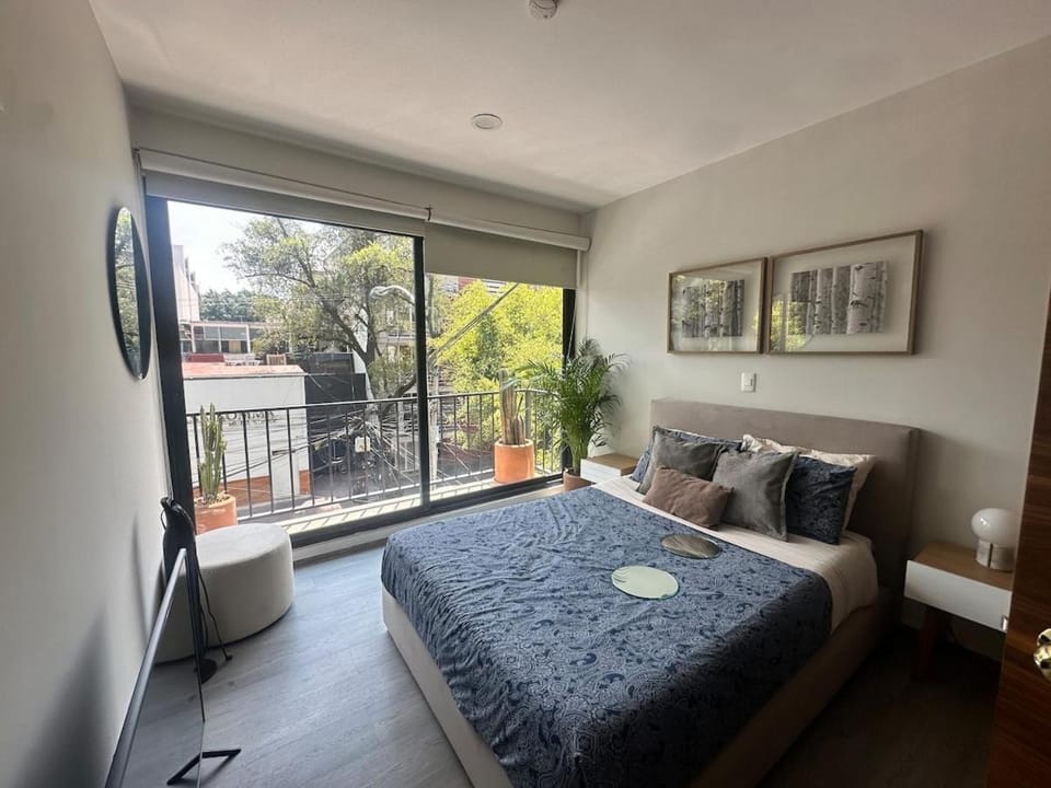 3br with a private terrace Roma norte Apartment in Mexico City