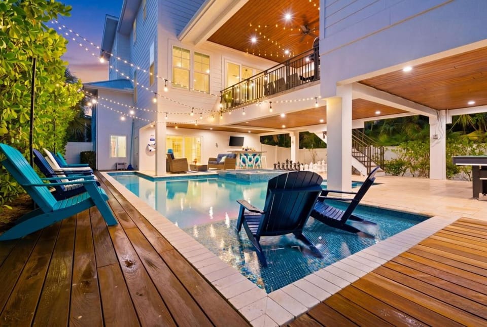 Grand Island Retreat: Private Heated Pool | Games House in Anna Maria Island