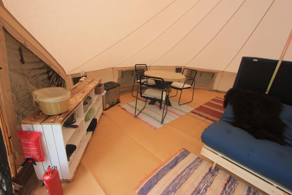 Stamsjö Glamp Luxury tent in Sweden