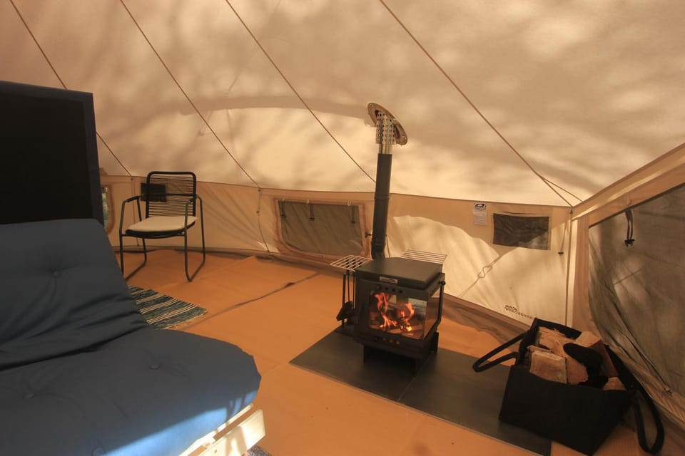 Stamsjö Glamp Luxury tent in Sweden
