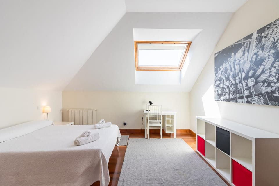 Property building, Living room, Bedroom