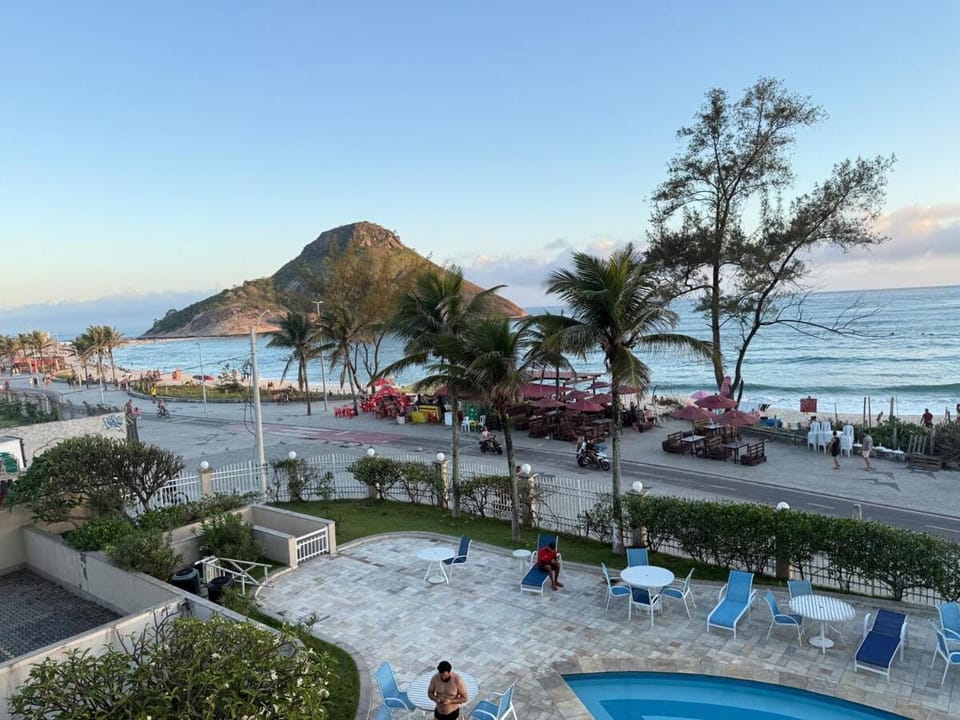 Frontal sea in the Villa del Sol Praia do Recreio Apartment in Rio de Janeiro