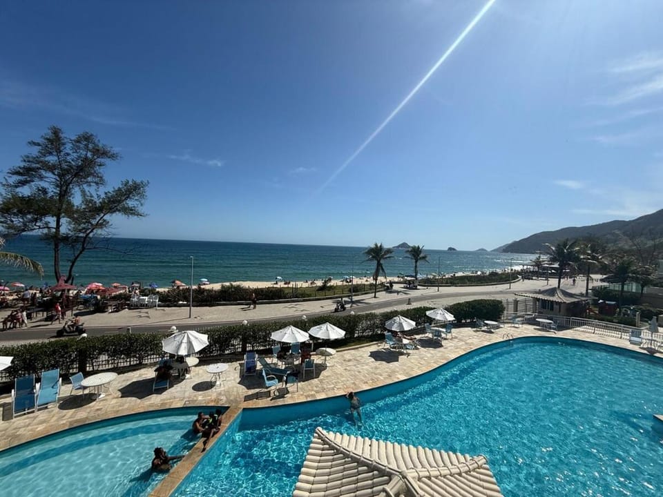 Frontal sea in the Villa del Sol Praia do Recreio Apartment in Rio de Janeiro