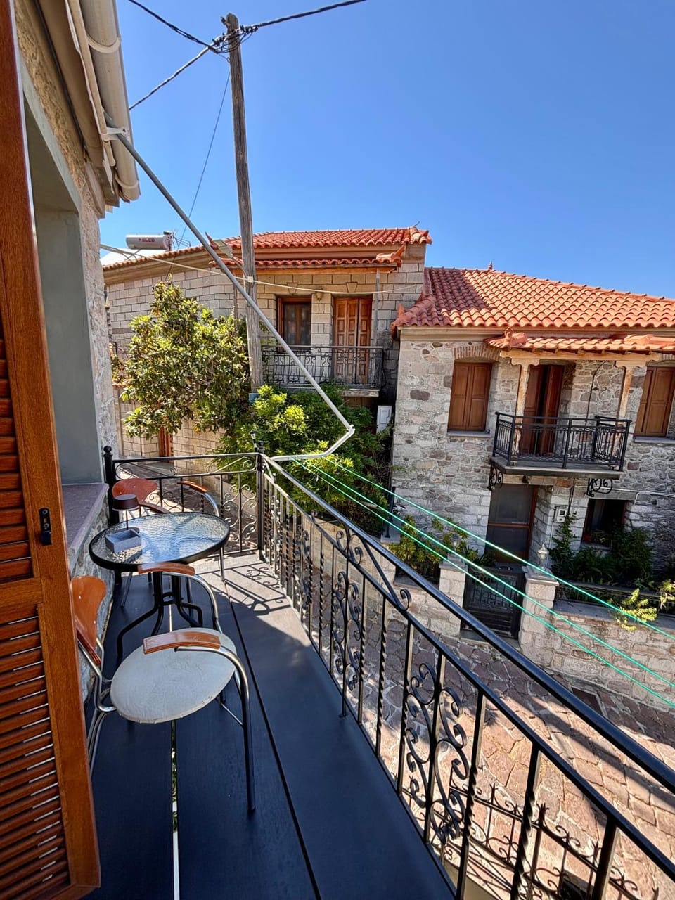 Property building, Patio, Day, Neighbourhood, View (from property/room), Balcony/Terrace, Street view