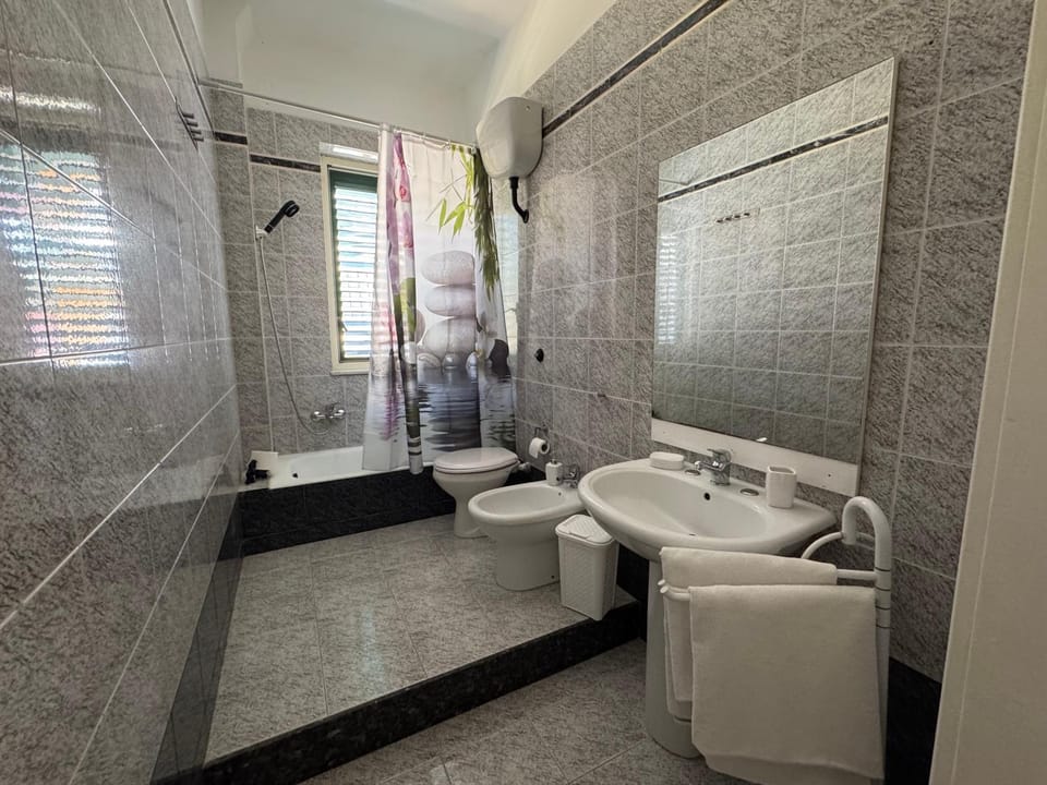 Toilet, Bathroom, bidet, towels