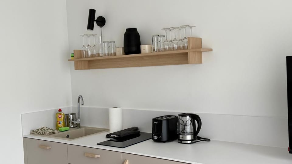 Coffee/tea facilities, Kitchen or kitchenette, toaster