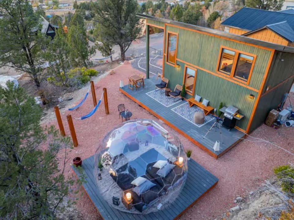 Property building, Patio, Natural landscape