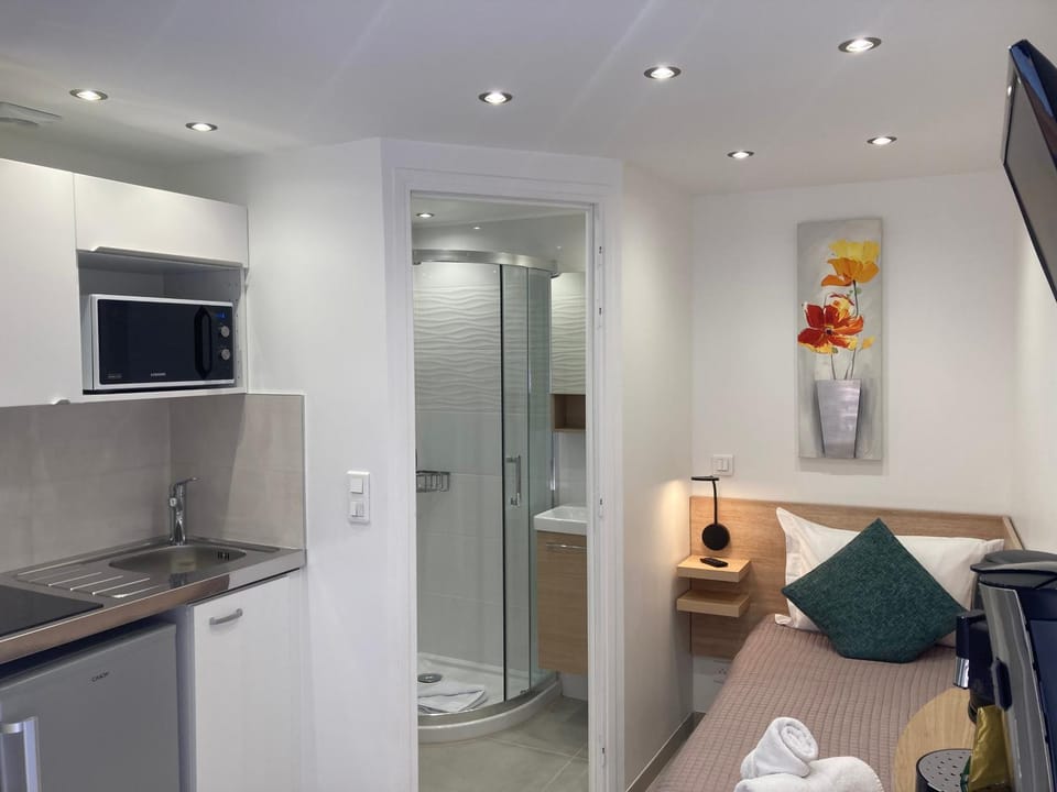 Shower, Kitchen or kitchenette, Bedroom