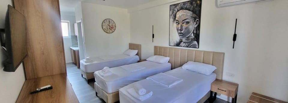 Bed, TV and multimedia