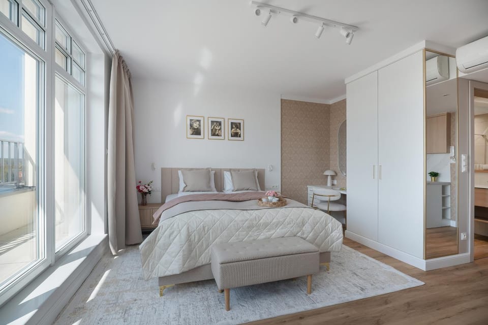 Bed, Bedroom, wardrobe