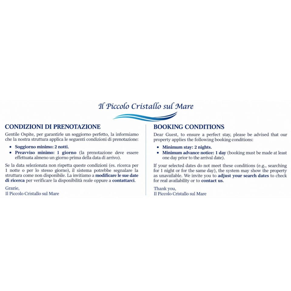 Il Piccolo Cristallo sul Mare Apartment in Lazio