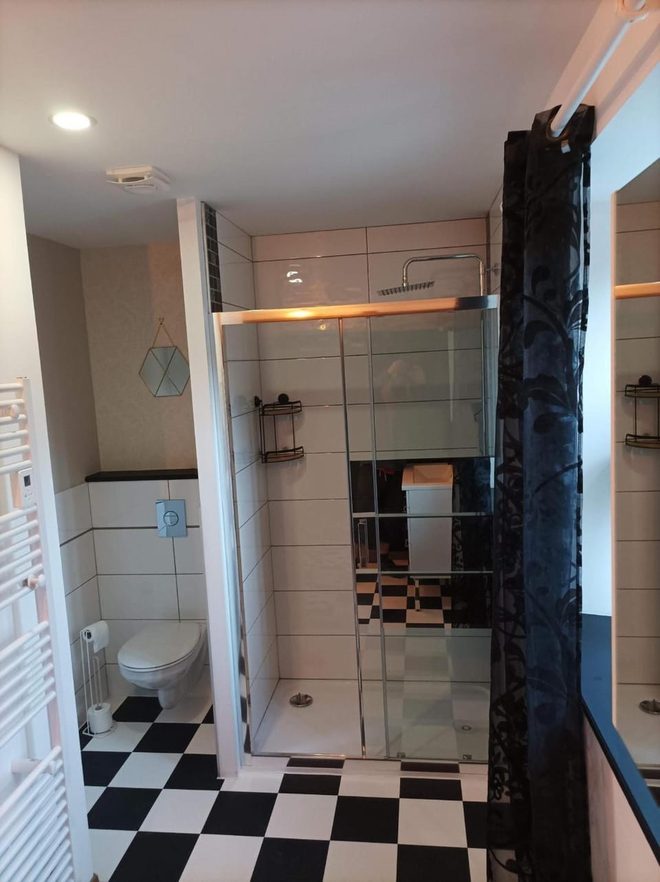 Bathroom, Living room