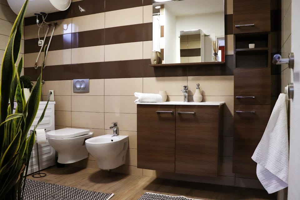 Shower, Toilet, Bathroom, bidet, towels