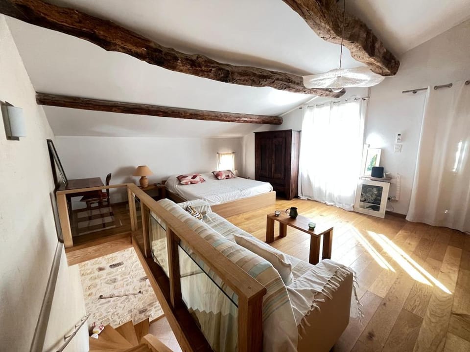 Grand appartement dans magnanerie en pierre Apartment in Provence