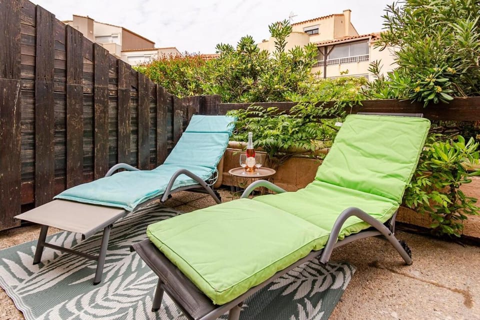 Solea #Terrasse Cosy# Plage et Port 5 min Apartment in Agde