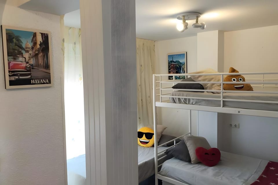 Property building, Living room, Bedroom