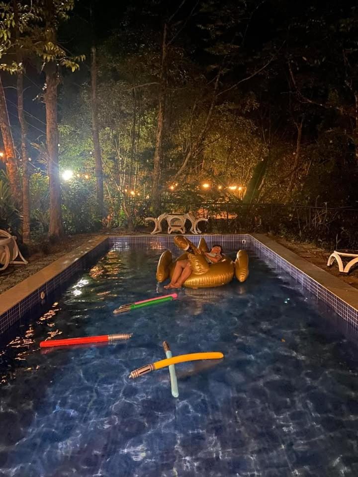 Night, Swimming pool