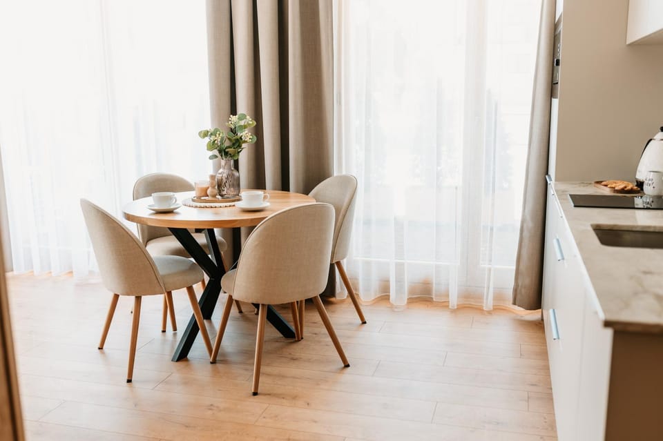 Living room, Seating area, Dining area