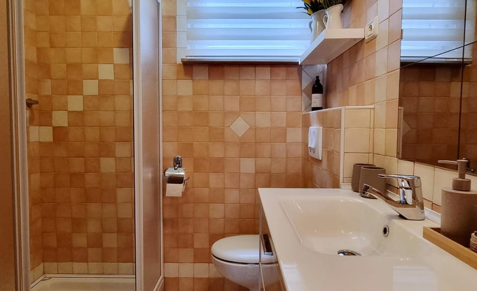 Shower, Toilet, Bathroom, Decorative detail, heating, towels