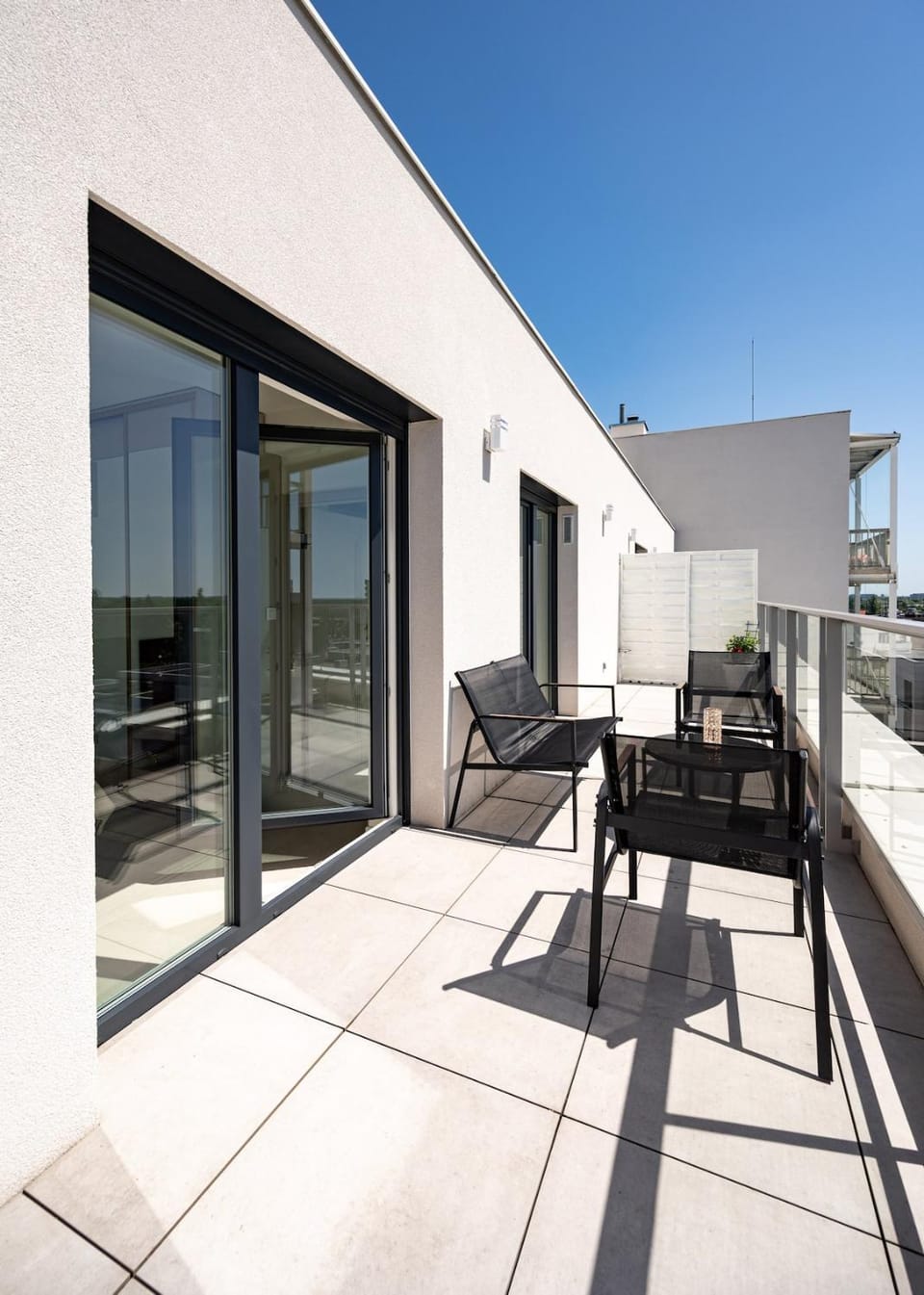 View (from property/room), Balcony/Terrace, furniture