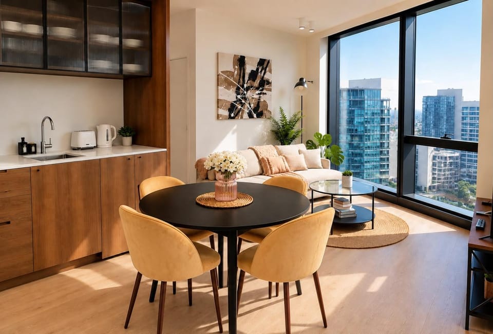 Sea & Skyline Views - Pool, Gym & Sauna Apartment in Southbank