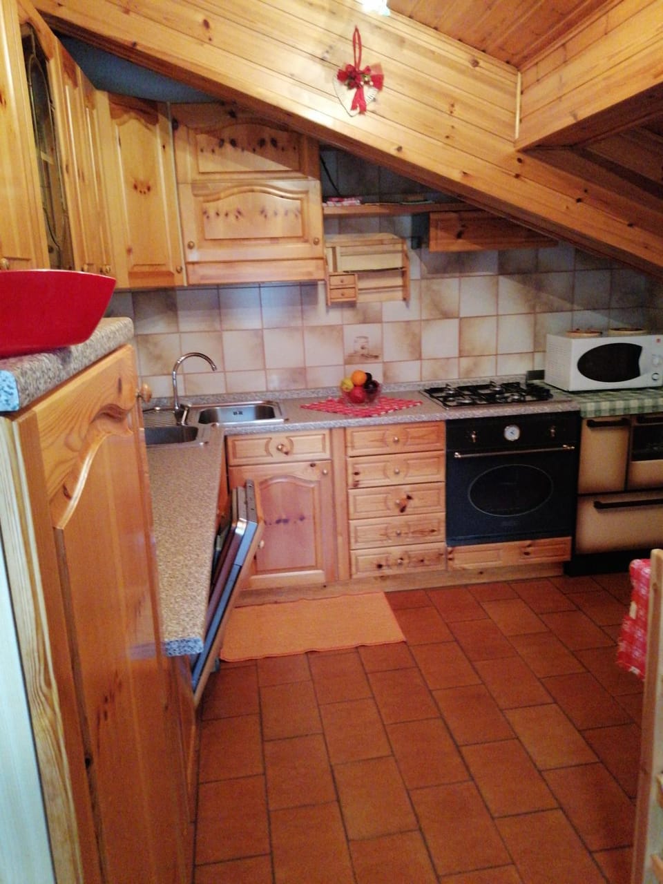 Kitchen or kitchenette, Living room