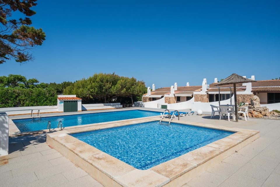 Property building, Living room, Swimming pool