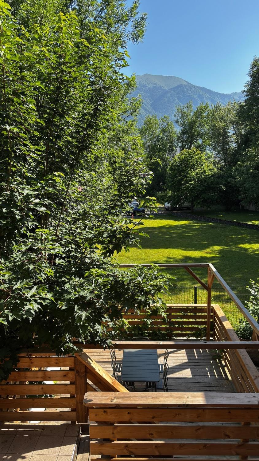 Maison MYSA atypique avec 2 terrasses - vue montagne et parking House in Haute-Savoie