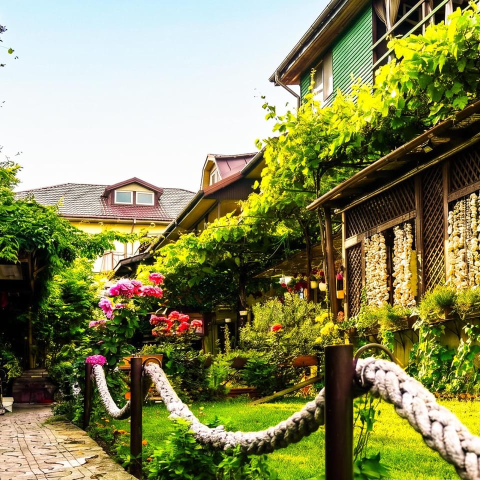 Property building, Garden, Garden view, Inner courtyard view