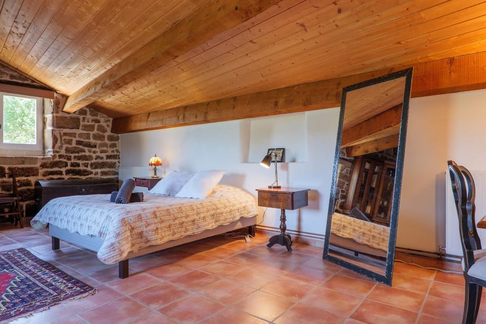 Property building, Living room, Bedroom
