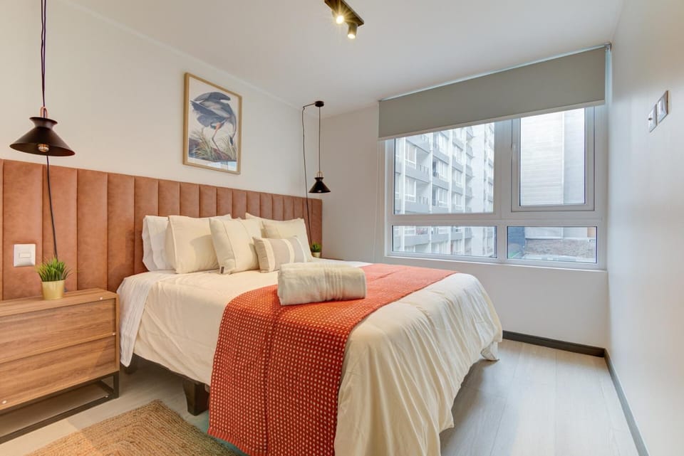 [Luxury] Downtown Walkable |Subway+ Movistar Arena Apartment in Santiago