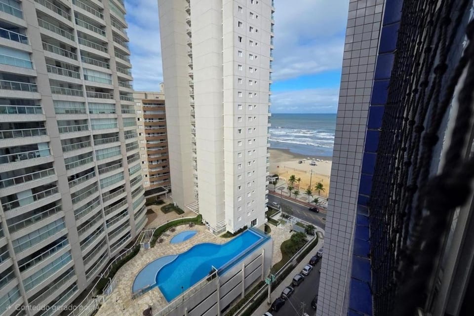 Boqueirão Frente Mar Vista Lateral para o Mar Localização Privilegiada Apartment in State of São Paulo