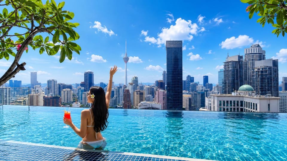 Property building, Day, Natural landscape, View (from property/room), Pool view, Swimming pool
