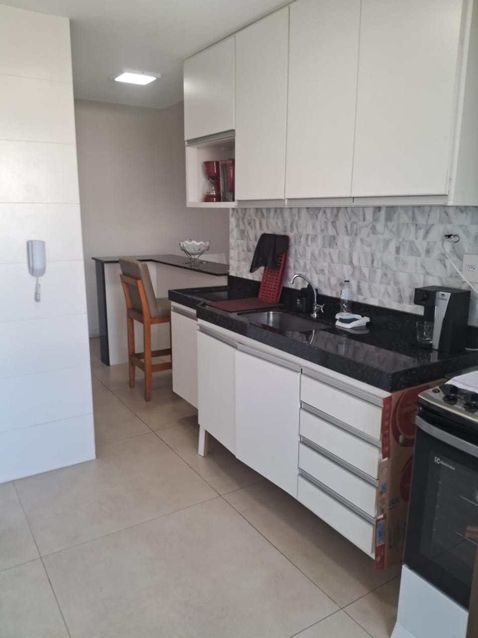 Communal kitchen, stove