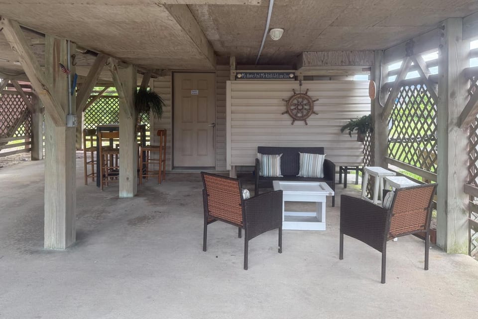 Walk to Beach & Dining! Outer Banks Home w/ Grill House in Kill Devil Hills