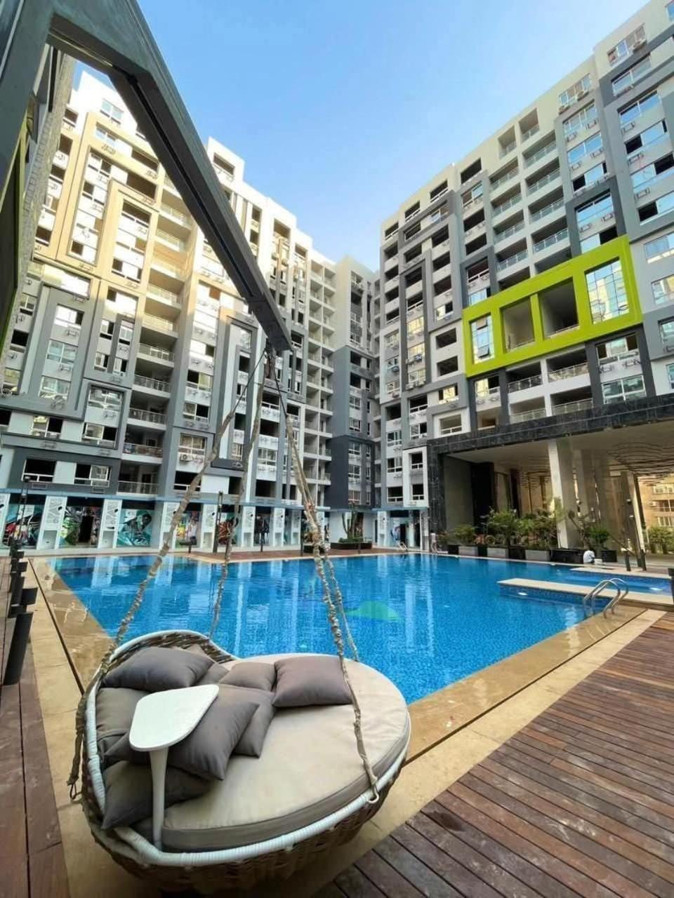 Property building, Pool view, Swimming pool