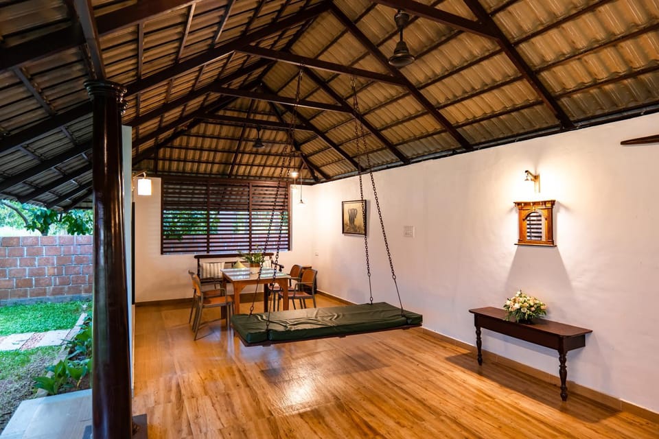 ELIVAAS Signature Tales By Tamarind 200 Year-Old 3 BHK Forest Villa with Pvt Pool, Garden, Gazebo, Backyard & Open-Air Shower Courtyard Villa in Kerala
