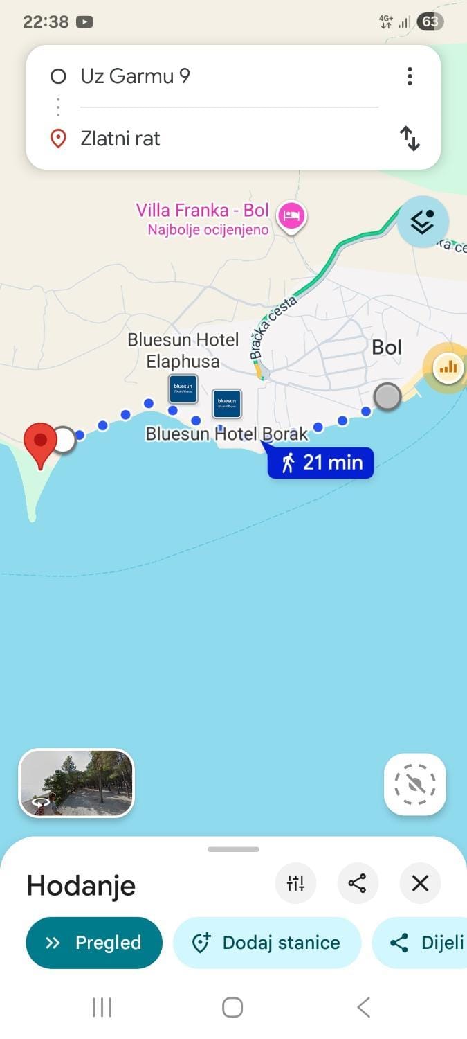 Dolenc sea view apartment Bol Apartment in Bol