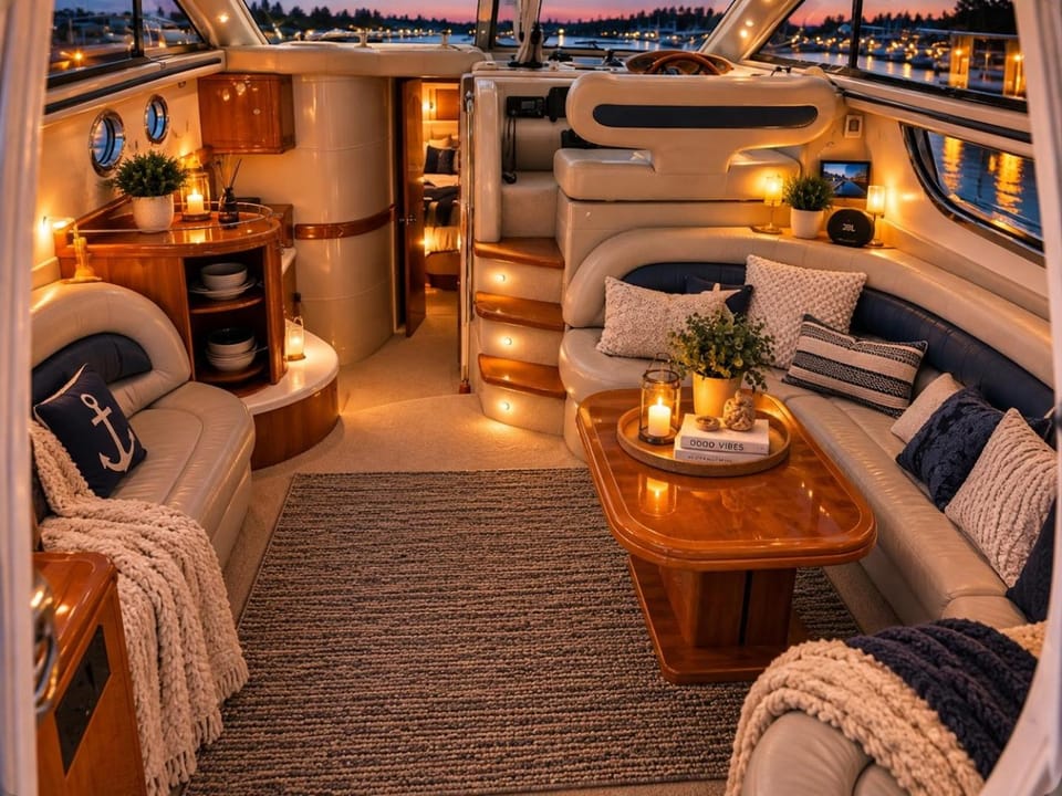 Midnight business Docked boat in Staines-upon-Thames