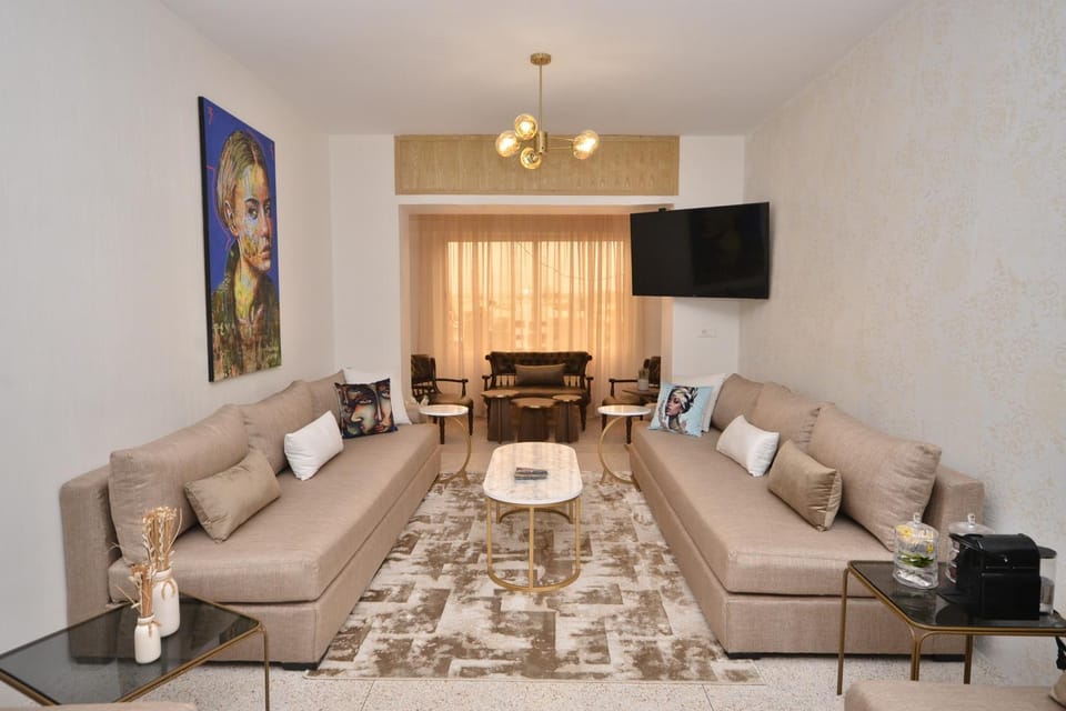 2BR Spacious Haven in Central Casablanca Apartment in Casablanca