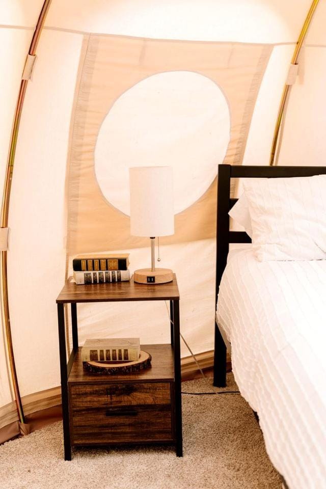 Lotus Bell Luxury · Yellowstone Luxury Bell Tent in Island Park, ID Luxury tent in Island Park