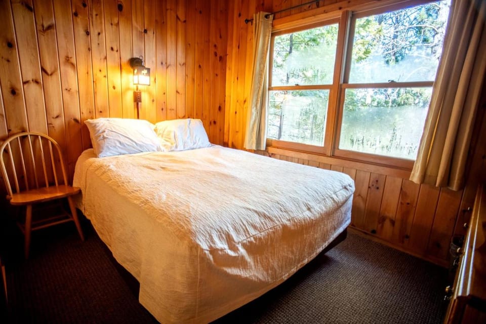 Inviting Lakeview Cabin with Wrap-Around Deck & Rock Fireplace Near Birch Lake, Babbitt, Minnesota Cabin in Minnesota