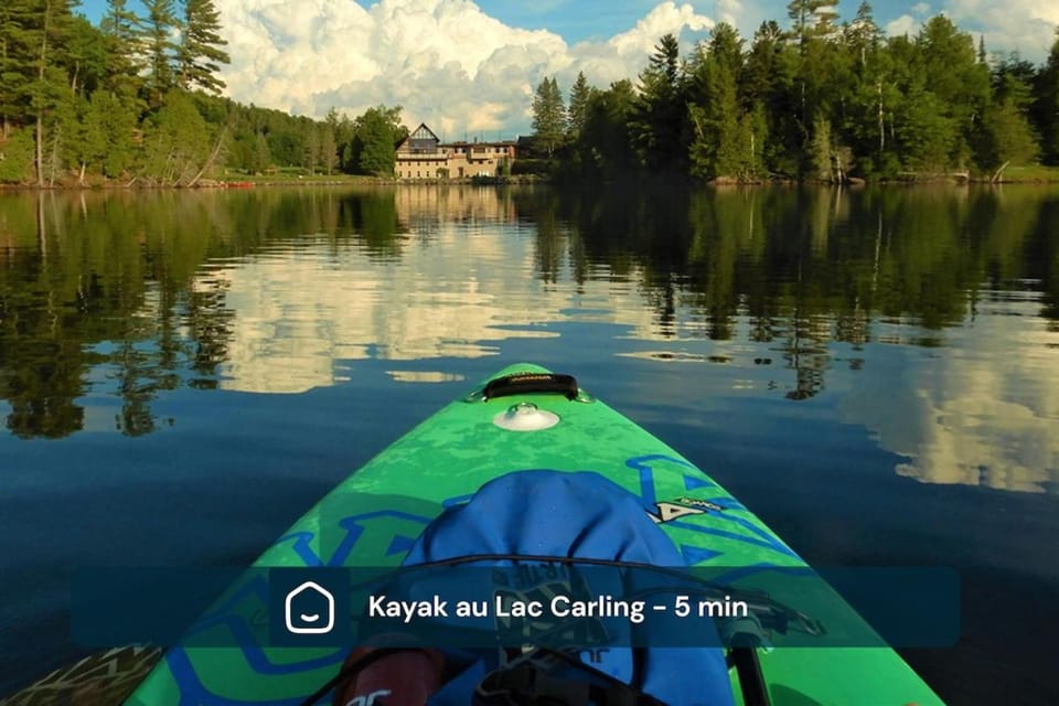 Chalet Calma with Private Spa & Sauna, Billiards & Games Chalet in Quebec