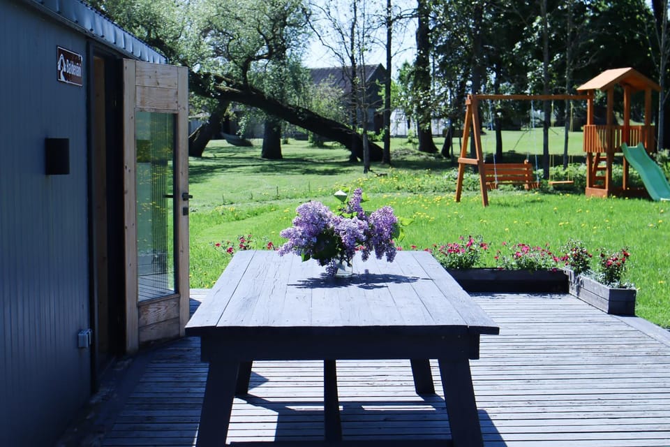 Patio, Sauna