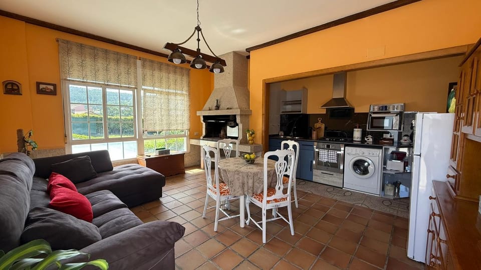 Living room, kitchen