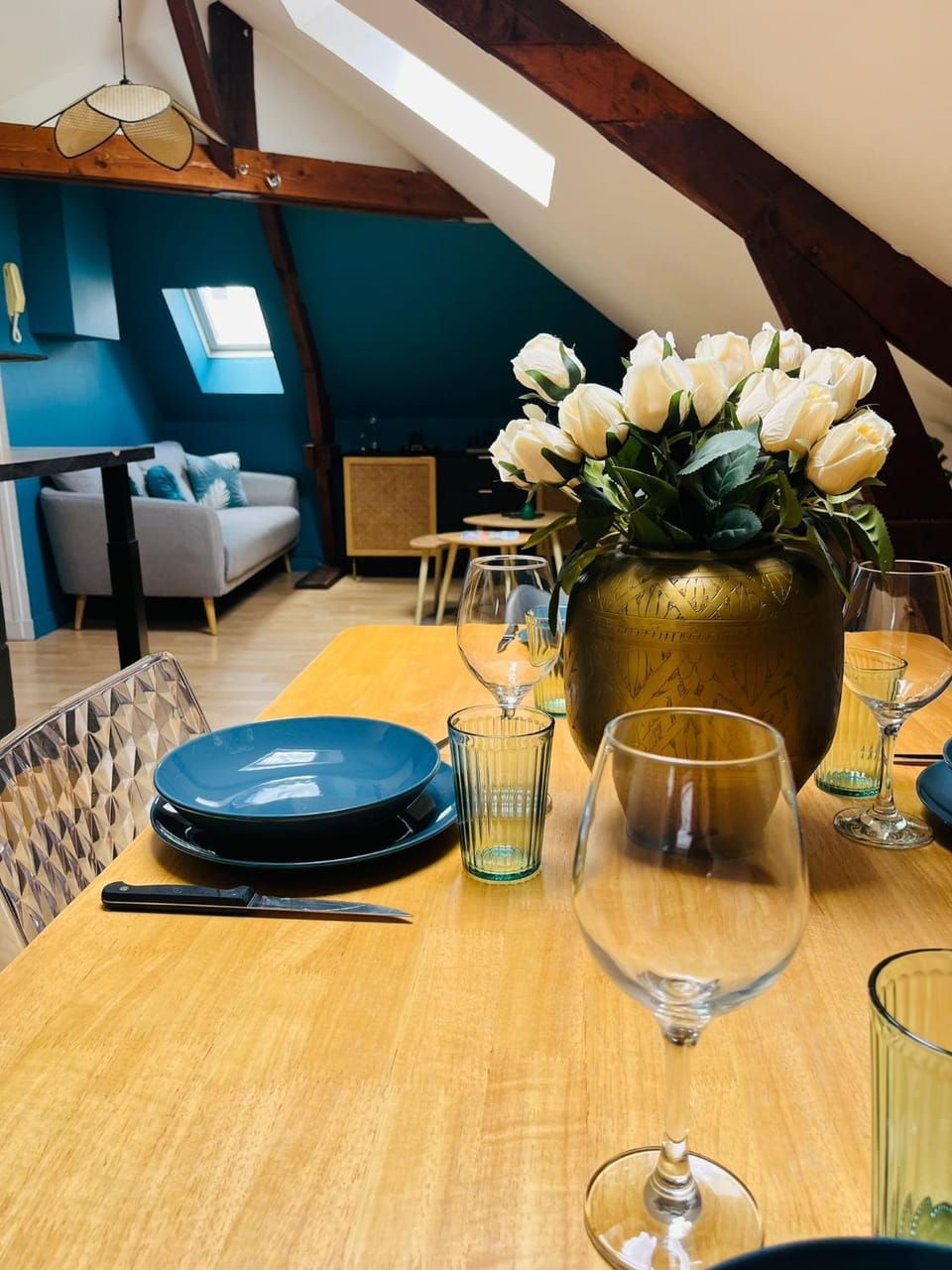 Le cocon bleu T3 Hypercentre Angers Apartment in Angers