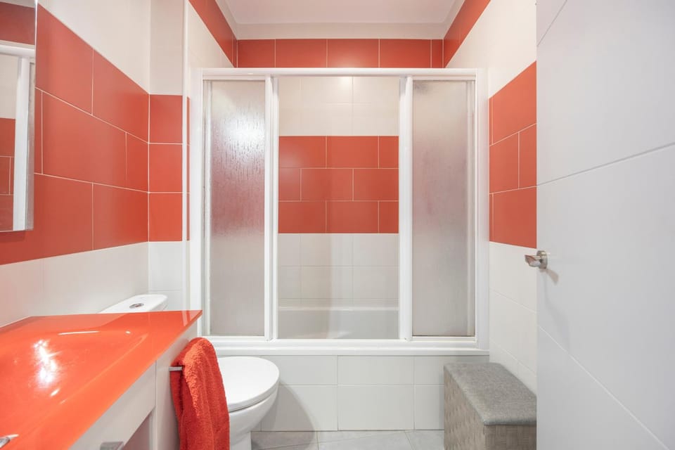 Bathroom, Living room